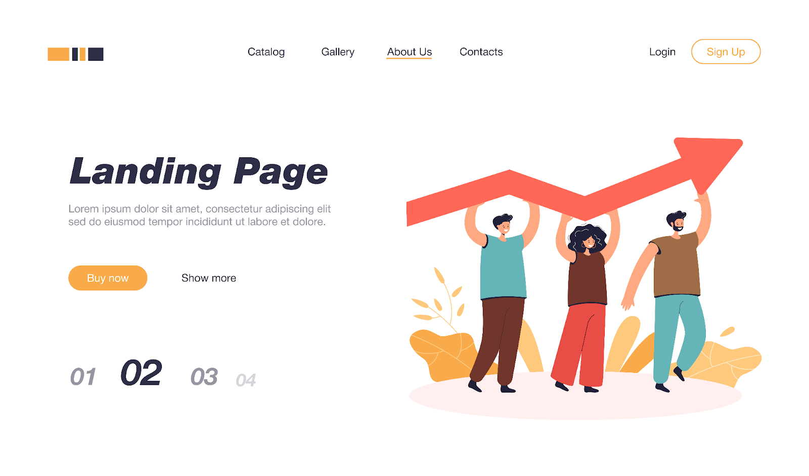 landing page 