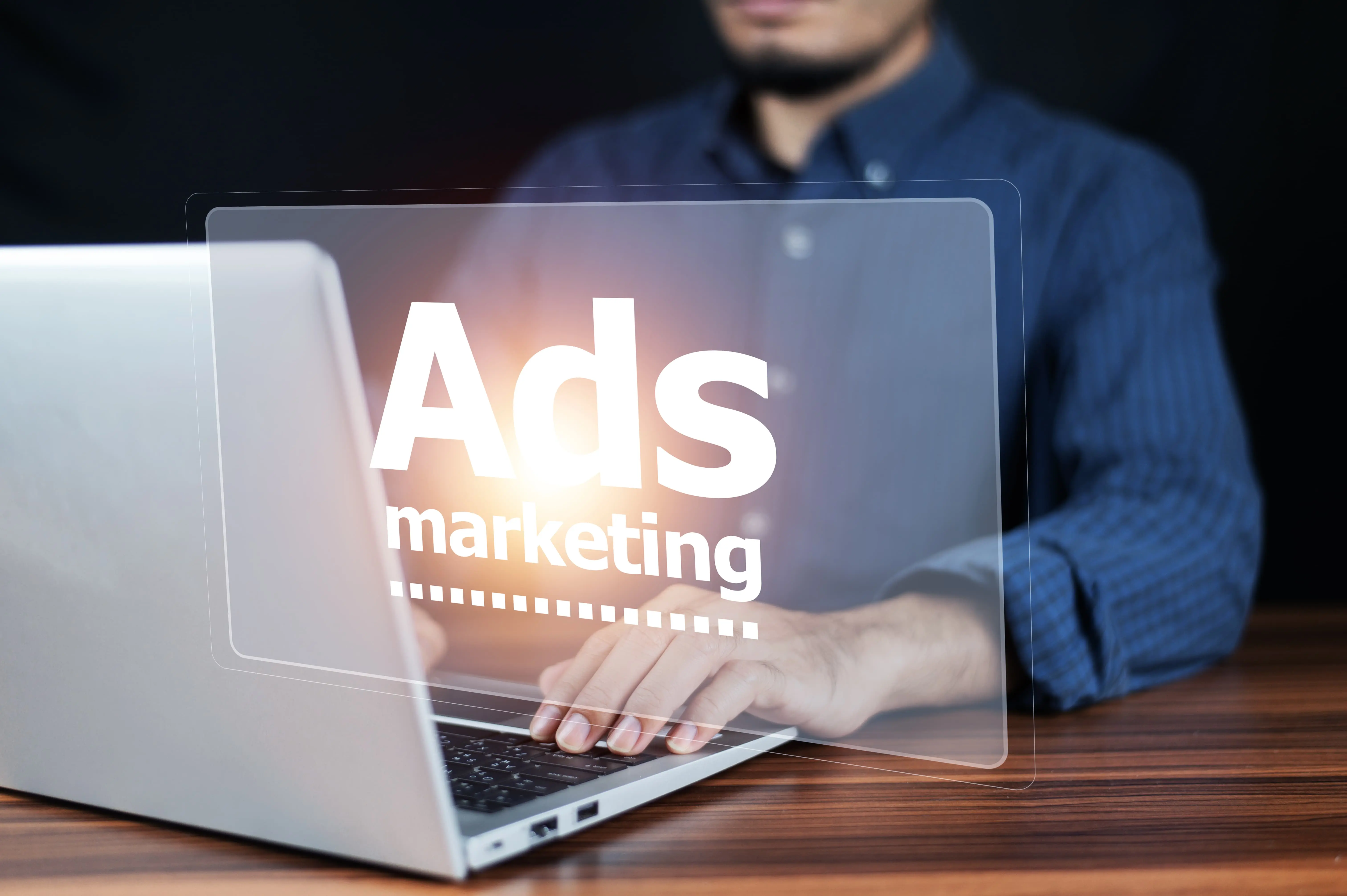 business using ad concept