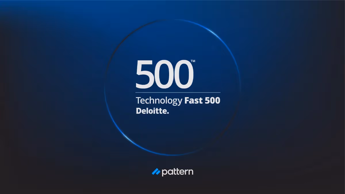 Deloitte Names Pattern One Of The Fastest-Growing Technology Companies In North America For Second Consecutive Year