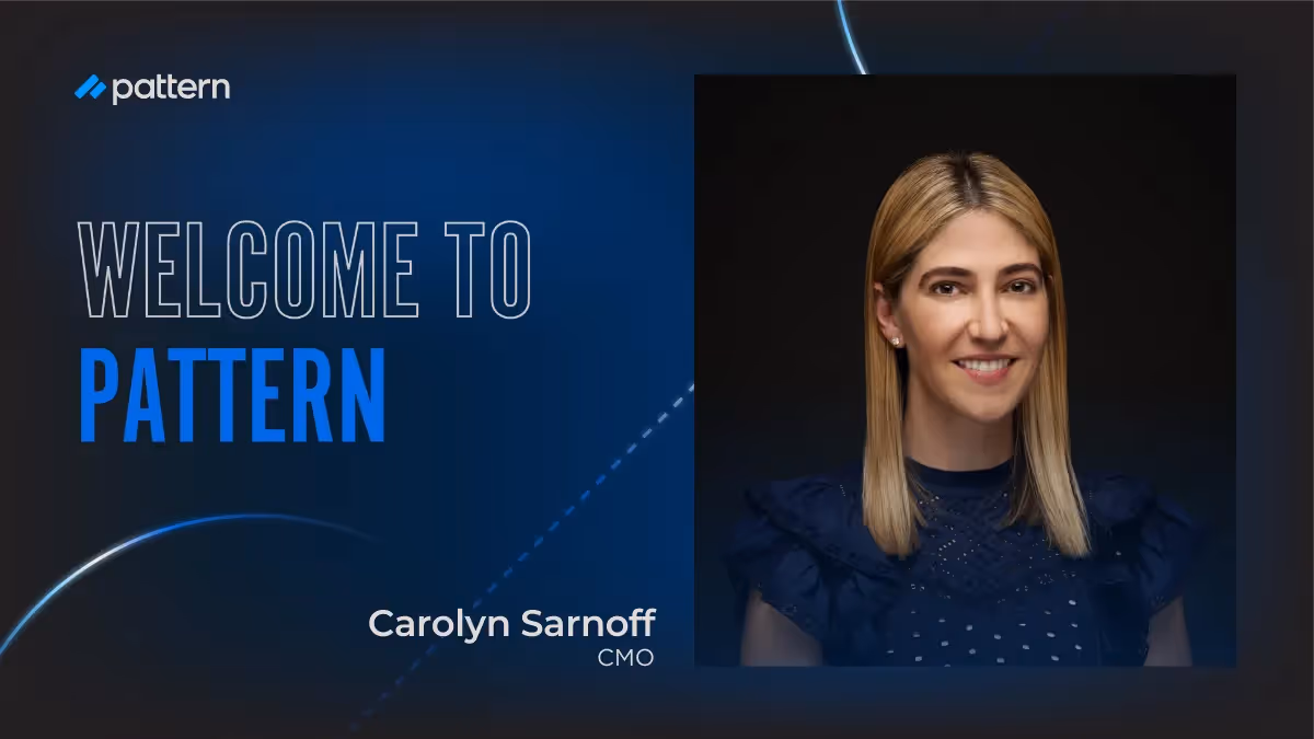 Pattern CMO Carolyn Sarnoff