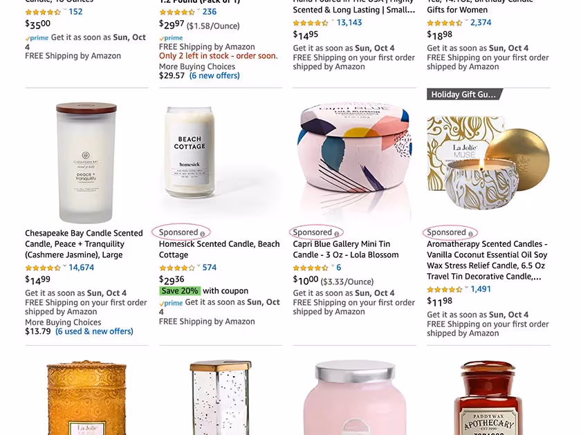 candle examples