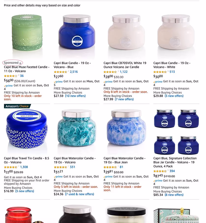 candle example