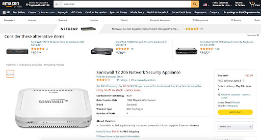 network security on Amazon