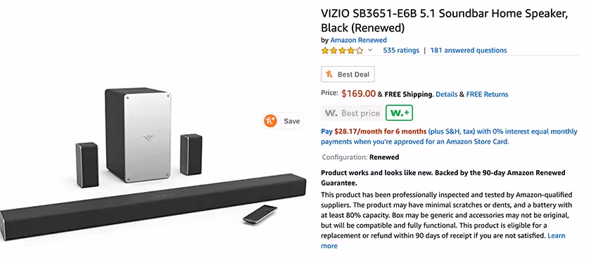 Vizio Soundbar