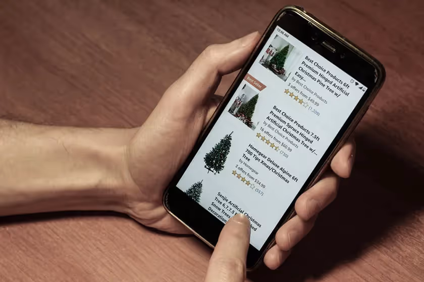 product ranking on amazon christmas tree listing