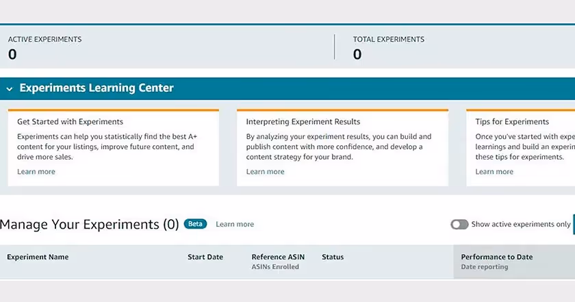 A-B Tests on A+ Content with ‘Manage Your Experiments’ in Amazon