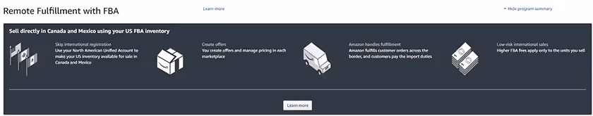 Remote Fulfillment with FBA