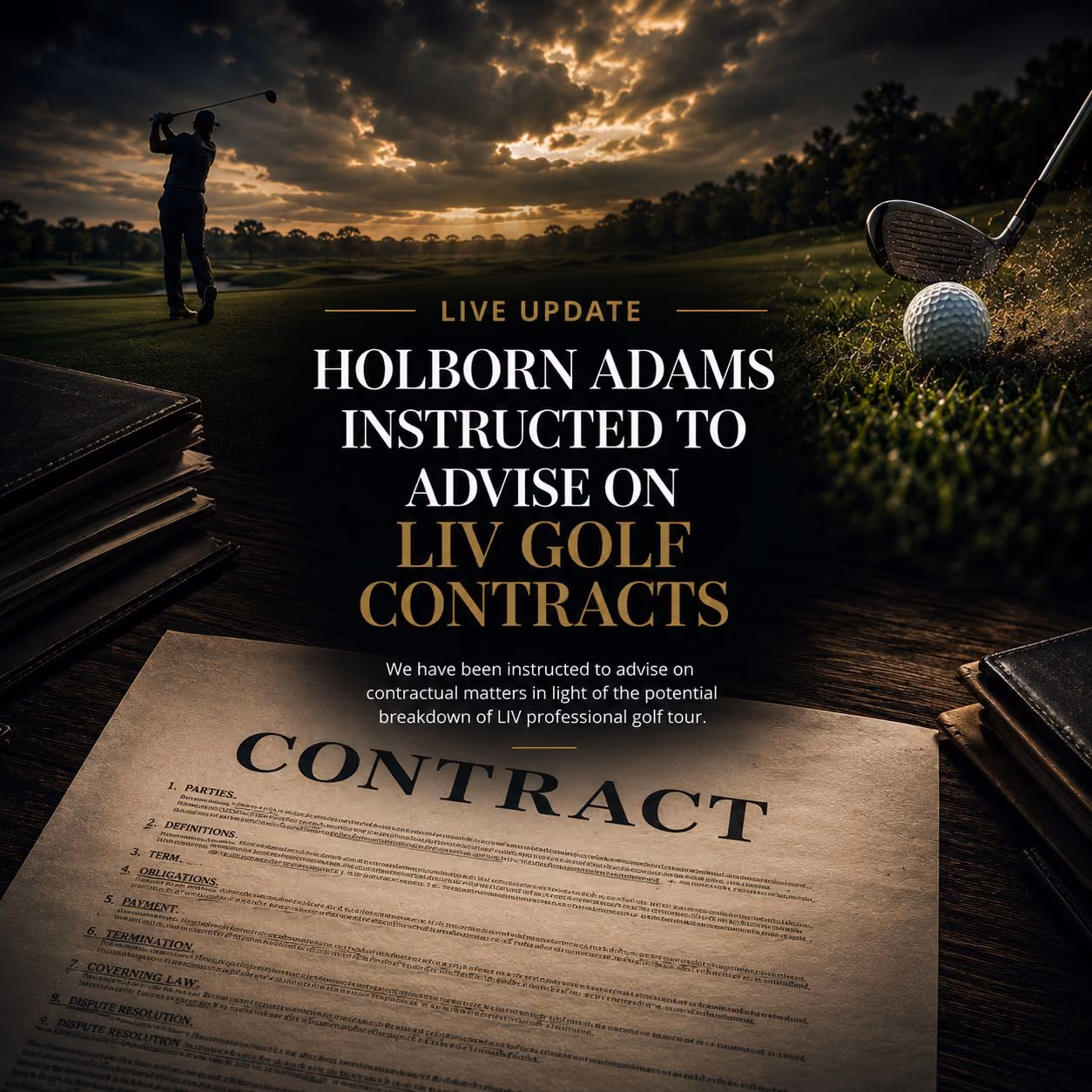 Holborn Adams Advise | Live Golf Contractors