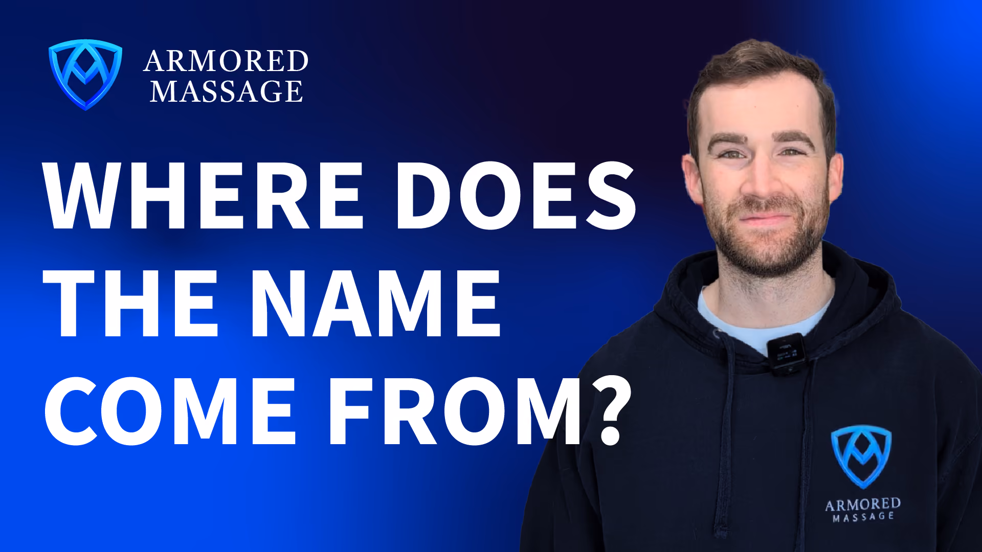 Where does the name Armored Massage come from?