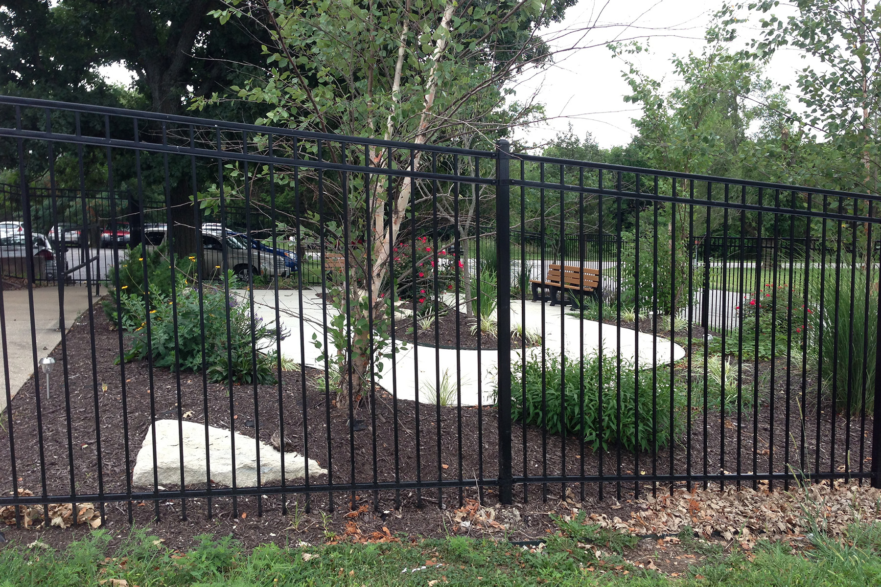 Image of fencing install