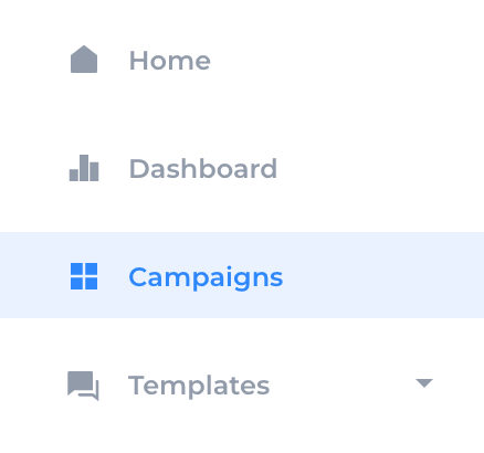 A picture of the Salesflow navigation bar.