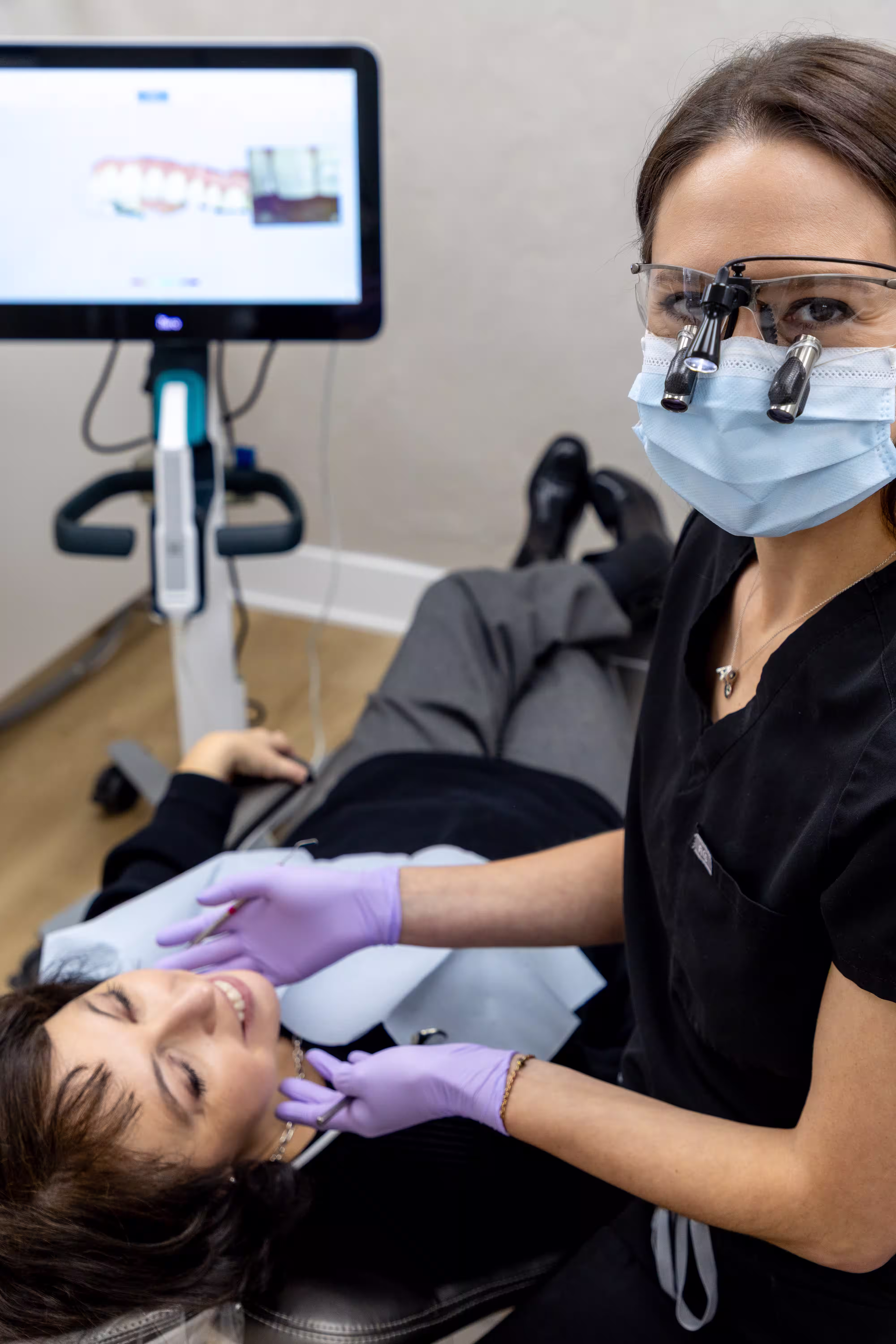 Girl in the Dentist's Chair