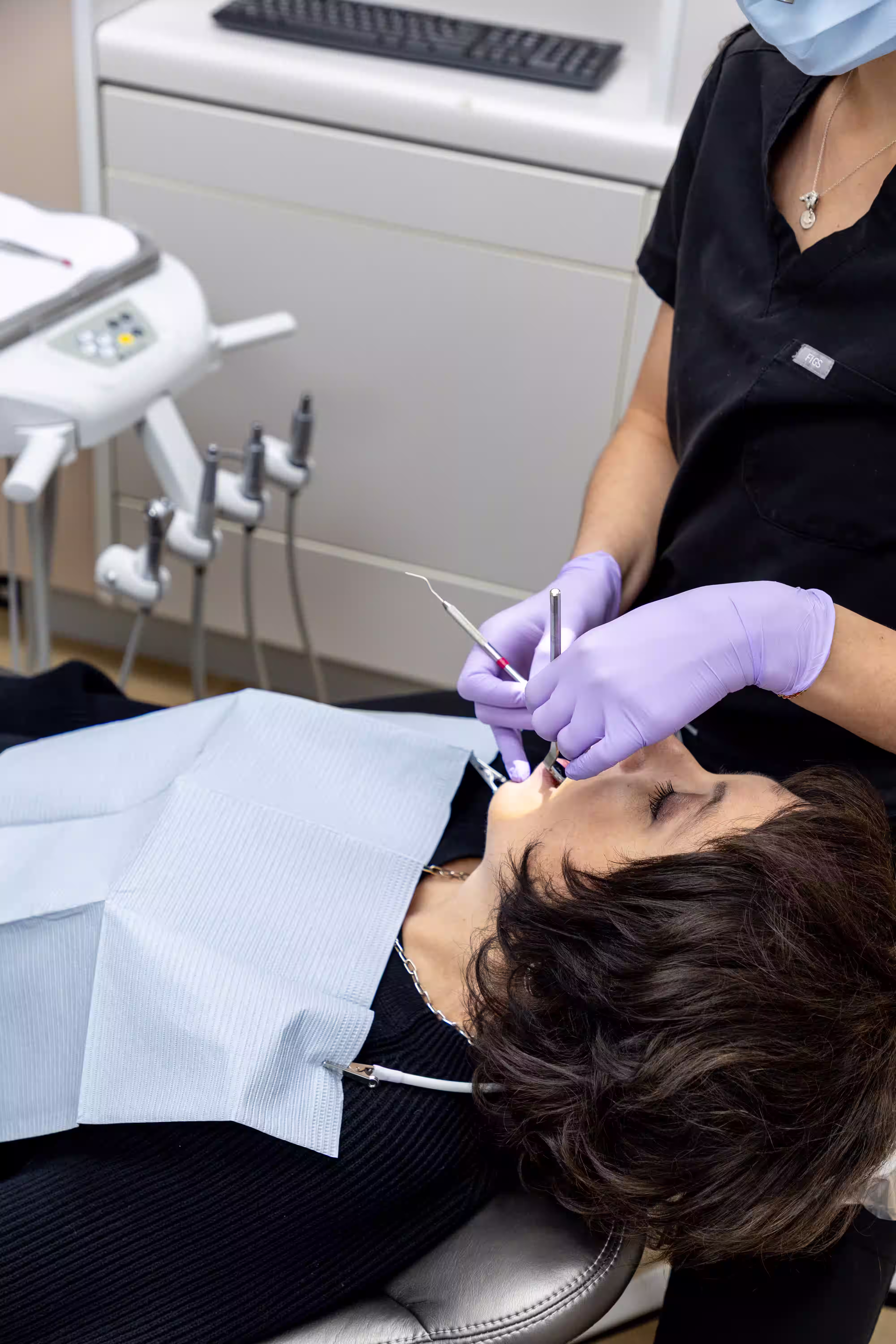 Girl in the Dentist's Chair