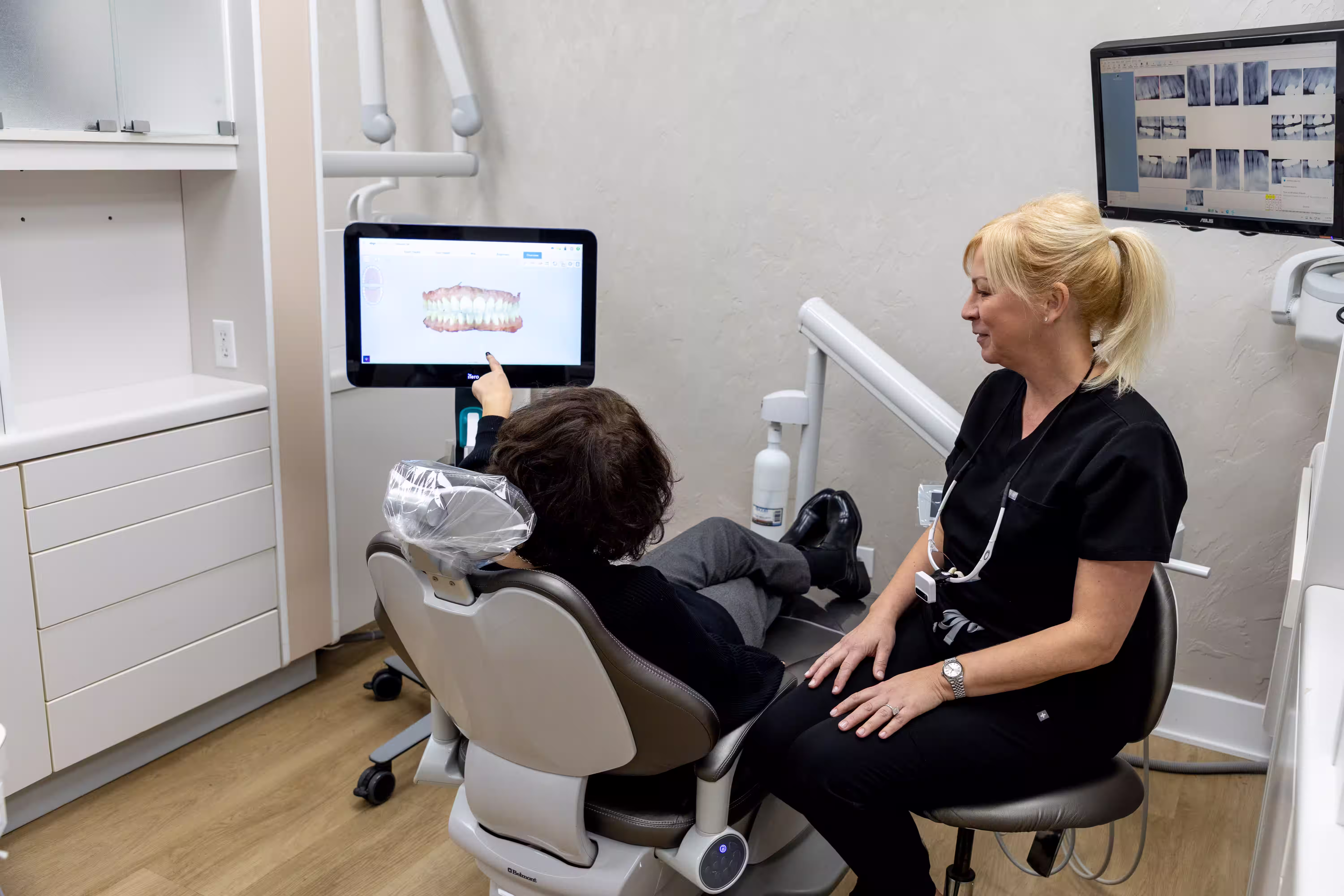 Girl in the Dentist's Chair