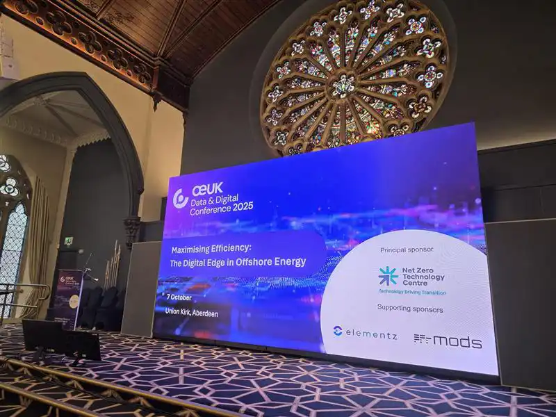 Arnlea attending the Offshore Energies UK Data & Digital Conference 2025 at Union Kirk in Aberdeen.