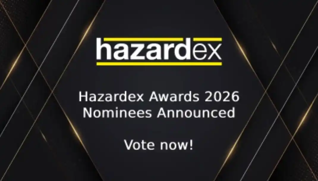 Graphic announcing that the Hazardex Awards 2026 Nominations have been announced