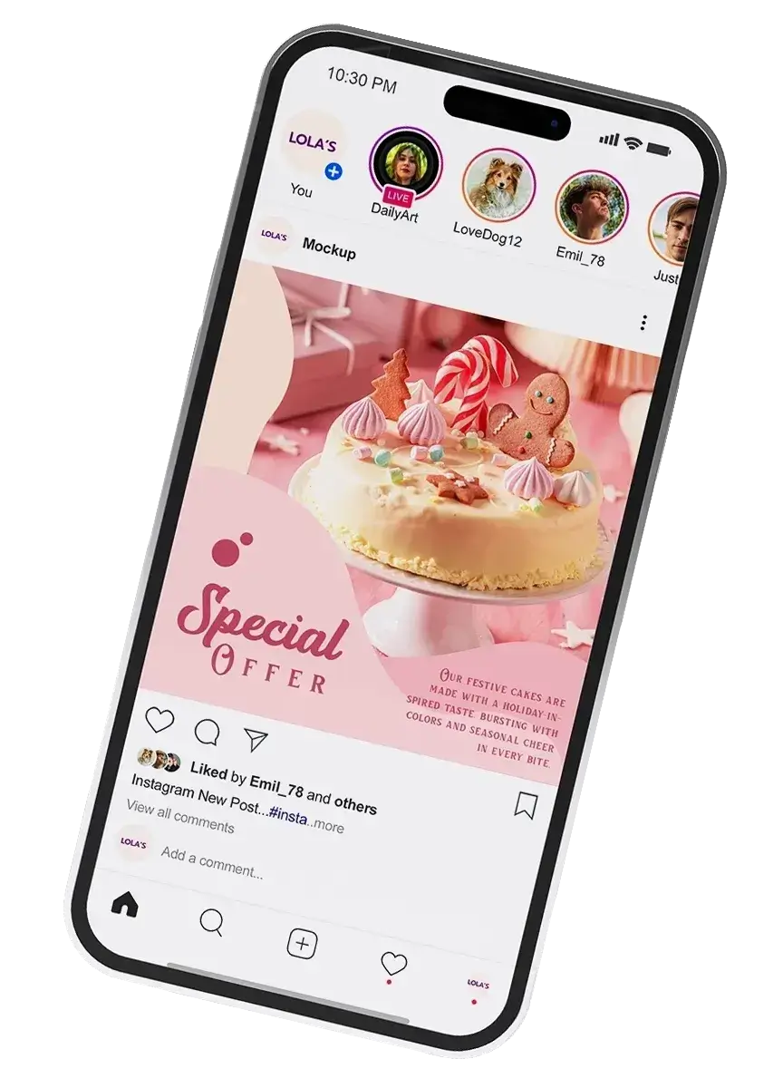 Social Media on mobile