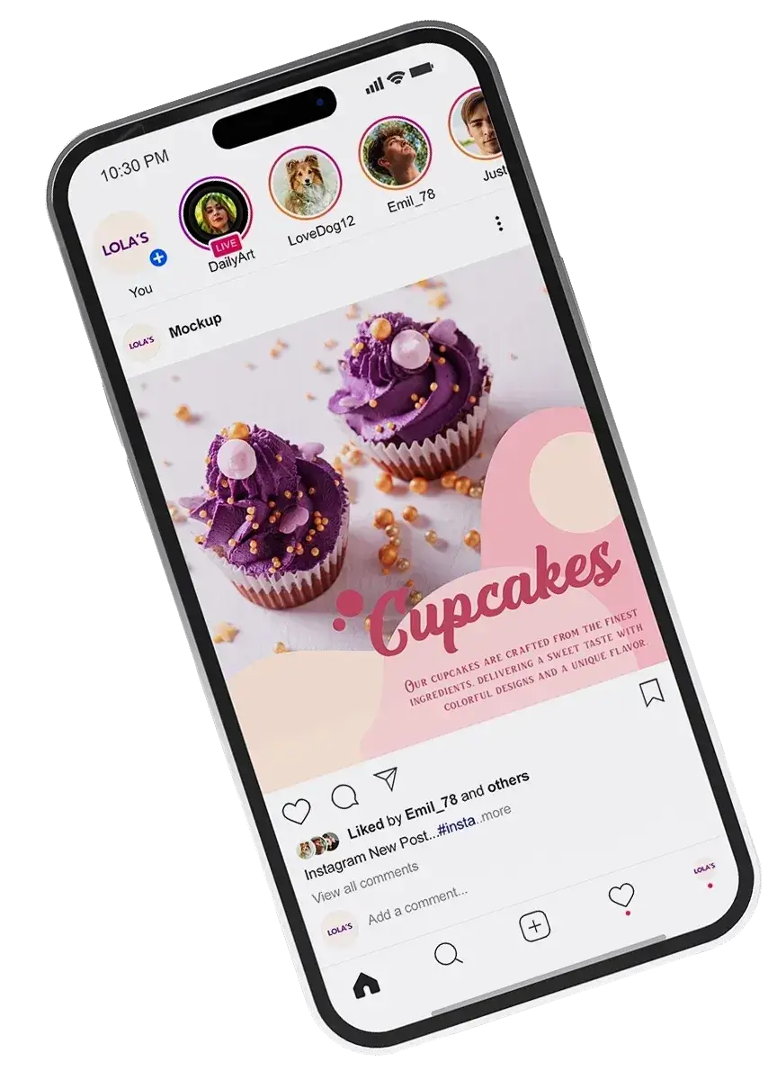 Social Media on mobile