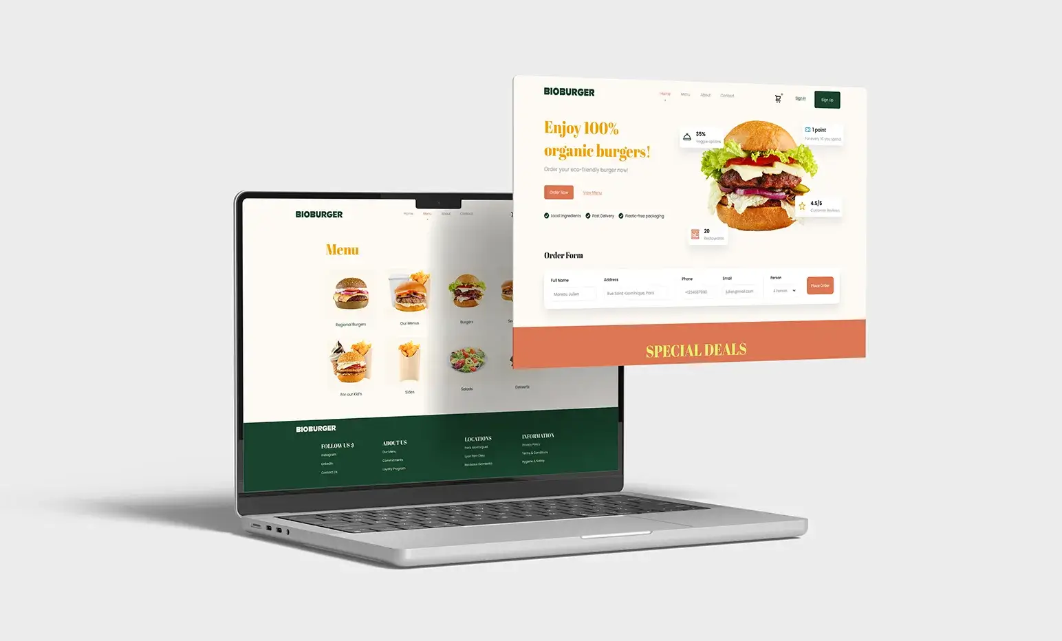 Shopsystem Mockup