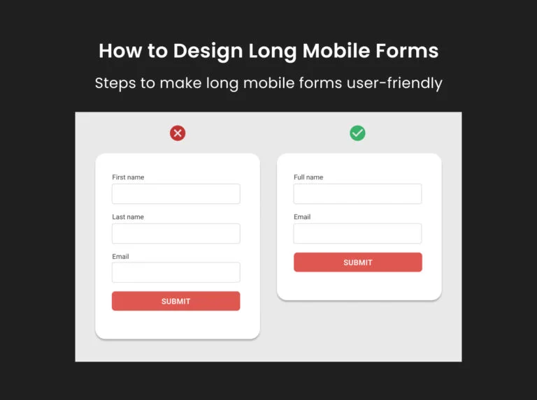 How to Design Long Mobile Forms