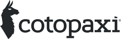 Cotopaxi brand logo featuring a stylized llama head.