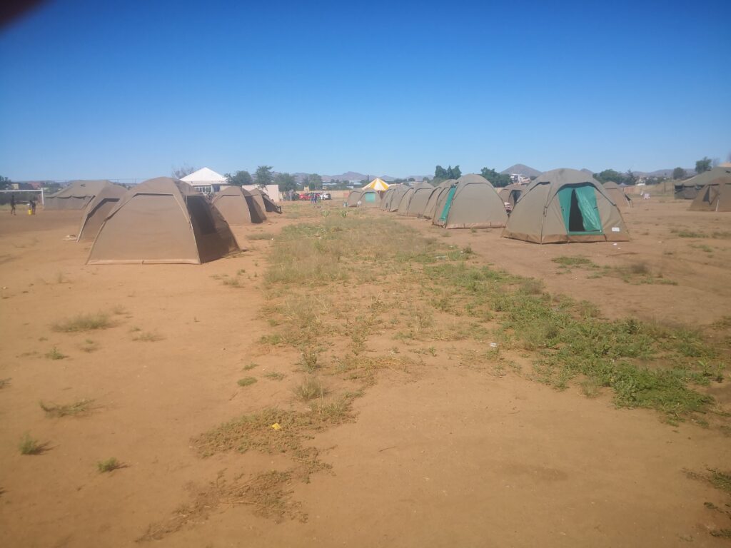 NBL supports COVID-19 homeless shelter tents