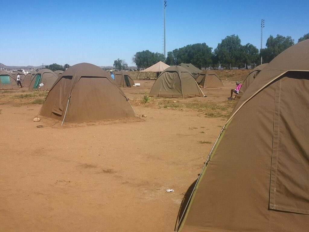 NBL supports COVID-19 homeless shelter tents