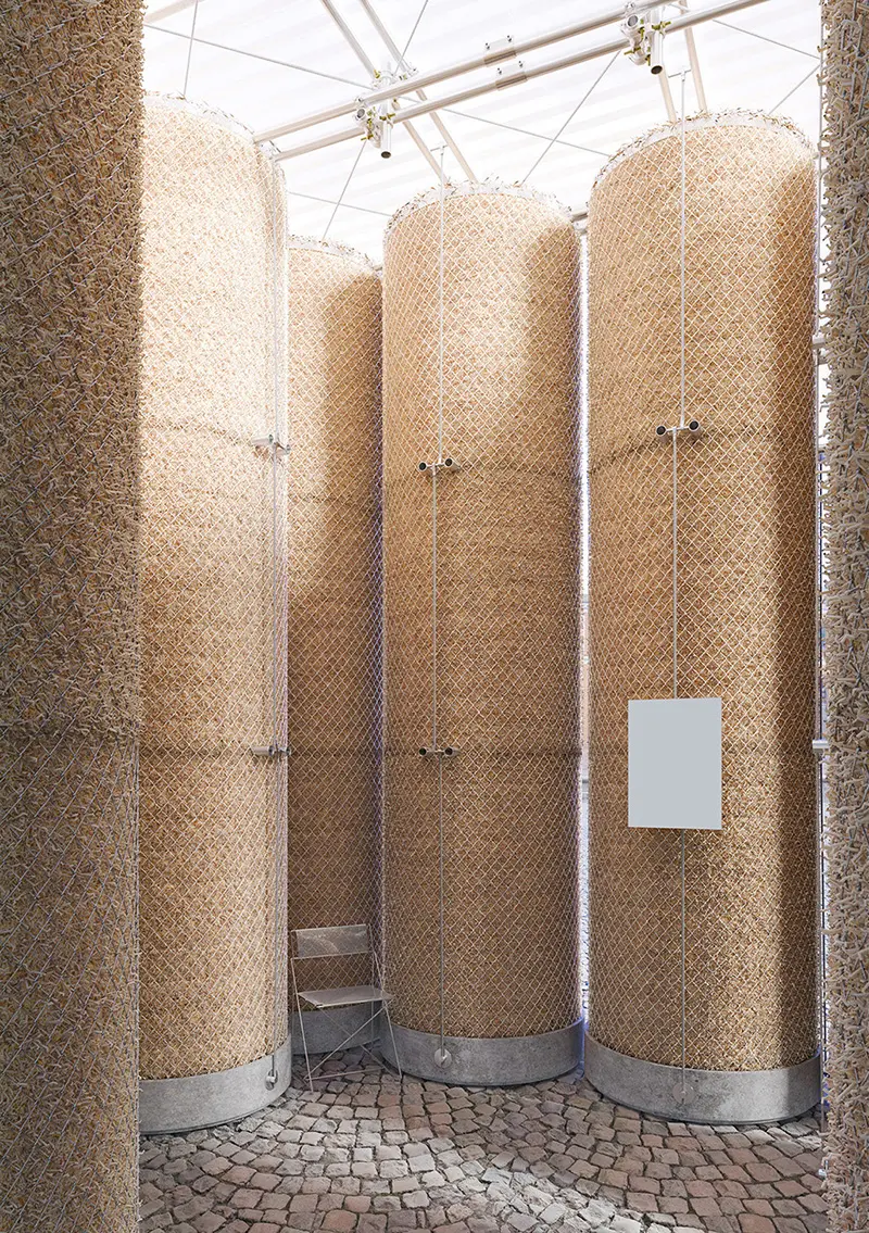 Jorge Marinho, Slow Pavilions, Copenhagen, 2025 , Column knot