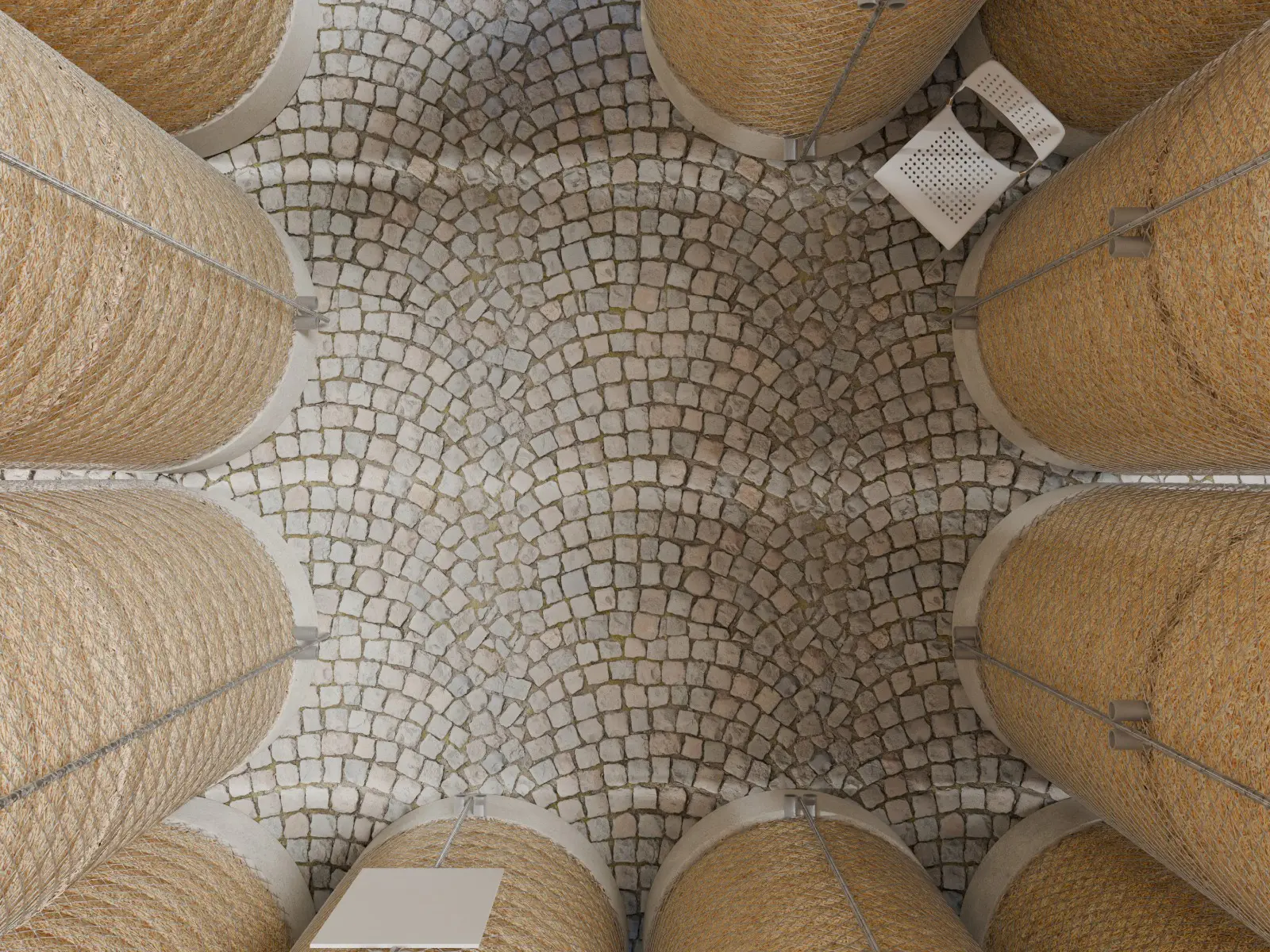 Jorge Marinho, Slow Pavilions, Copenhagen, 2025 , Interior visualization 1