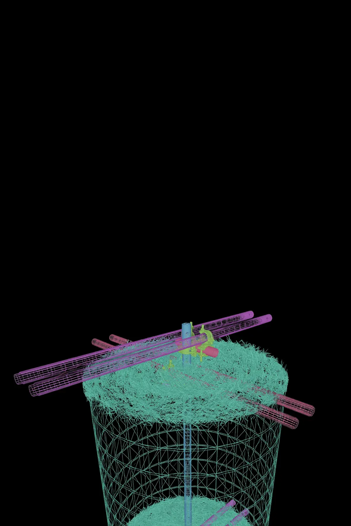 Jorge Marinho, Slow Pavilions, Copenhagen, 2025 , Humidity scheme