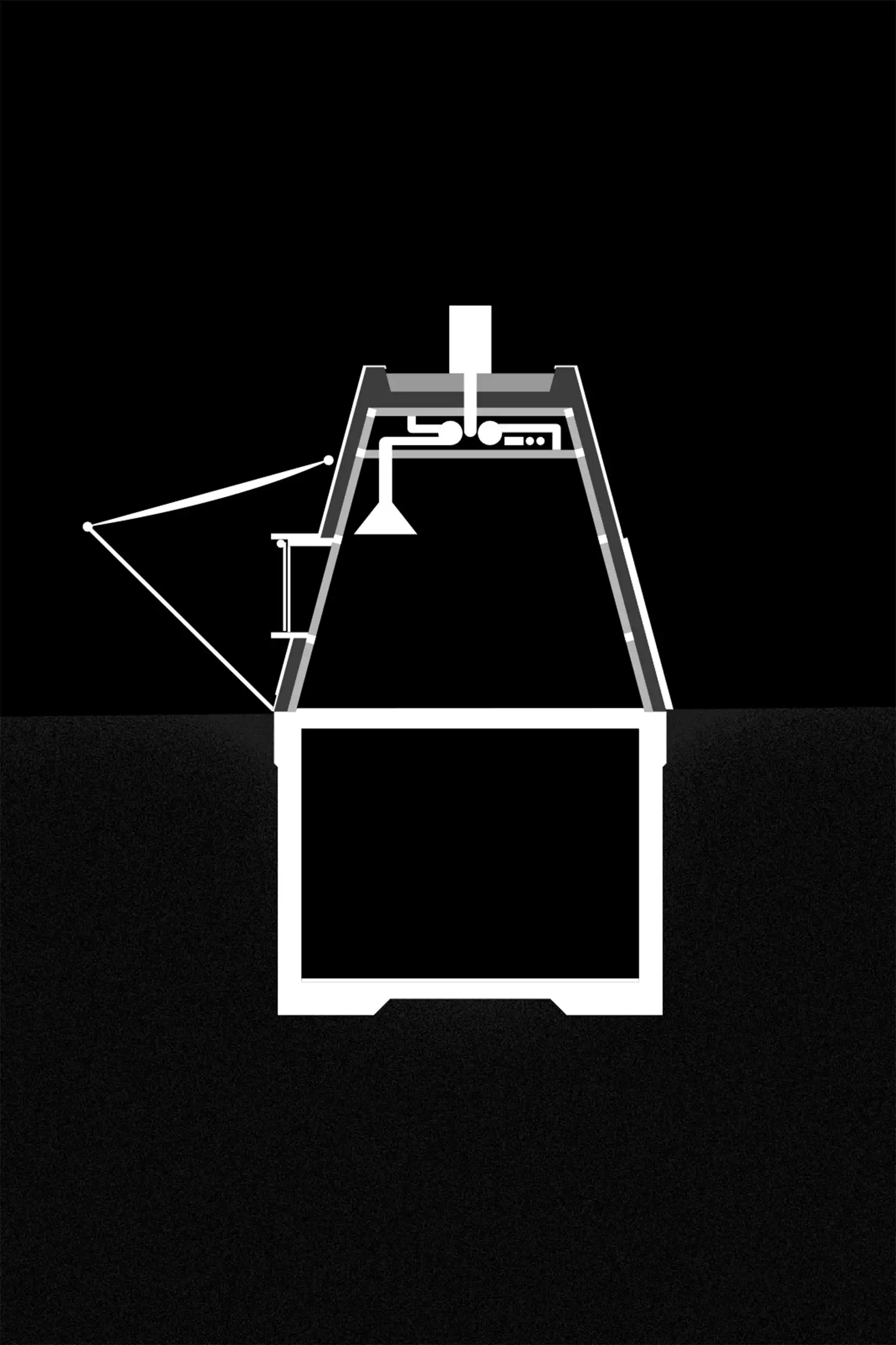 Jorge Marinho, Kiosk-zurichsee, Zurich, 2023, Section