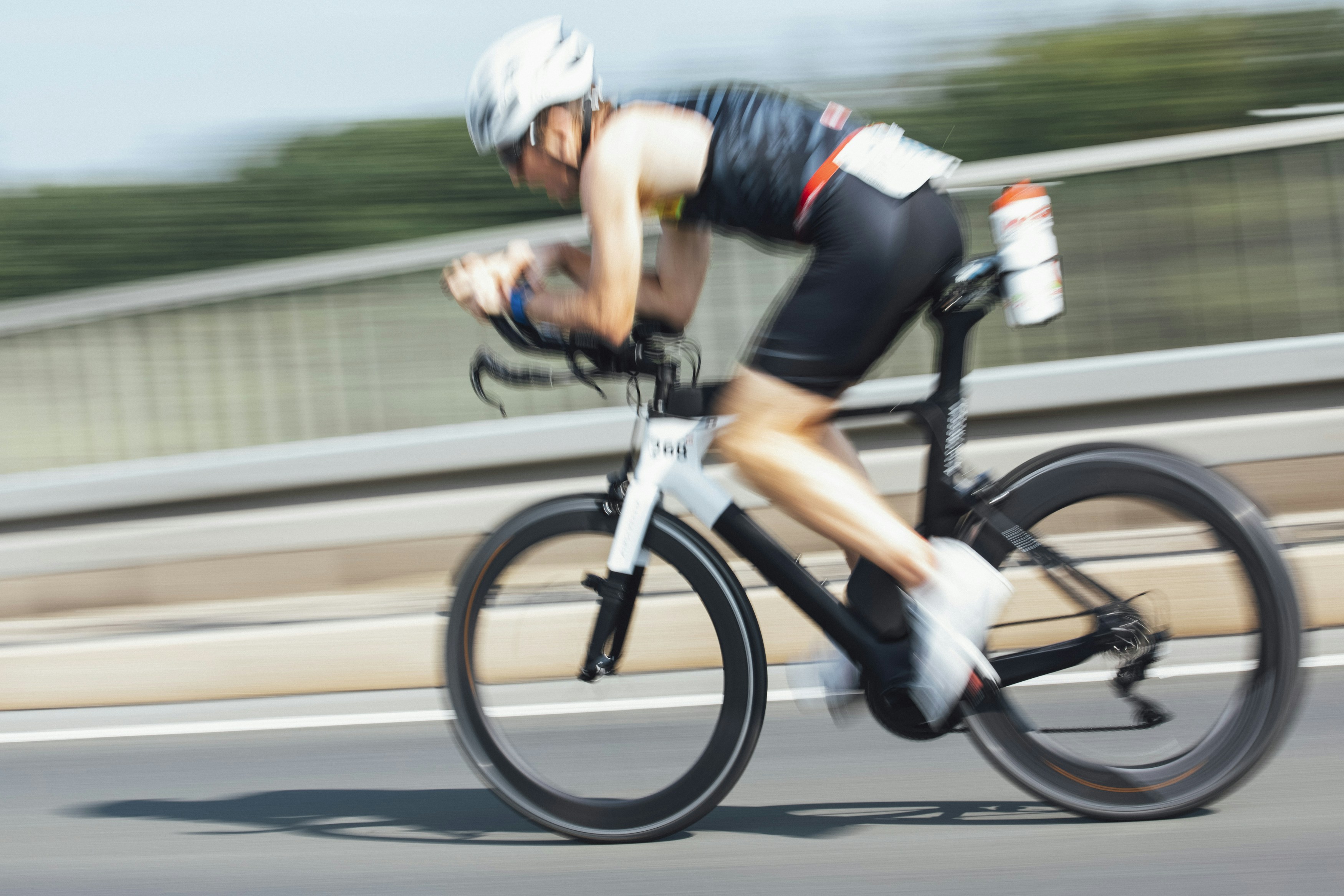 Radfahrer beim Training