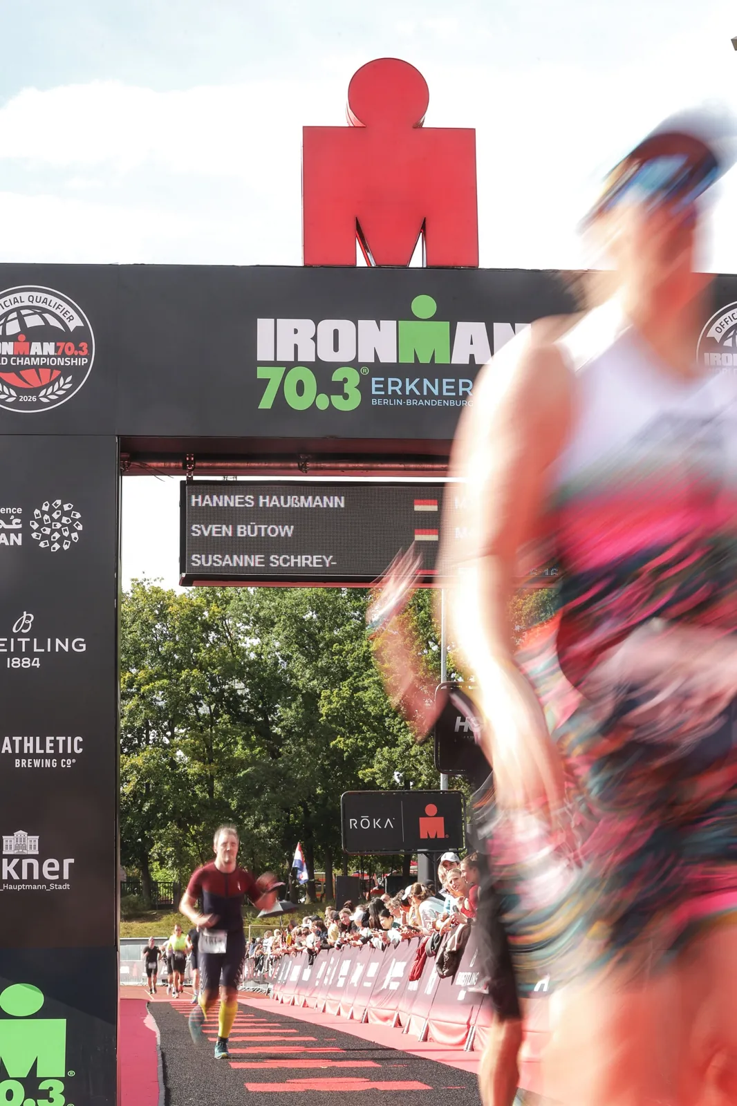 Zielbogen eines Ironman 70.3