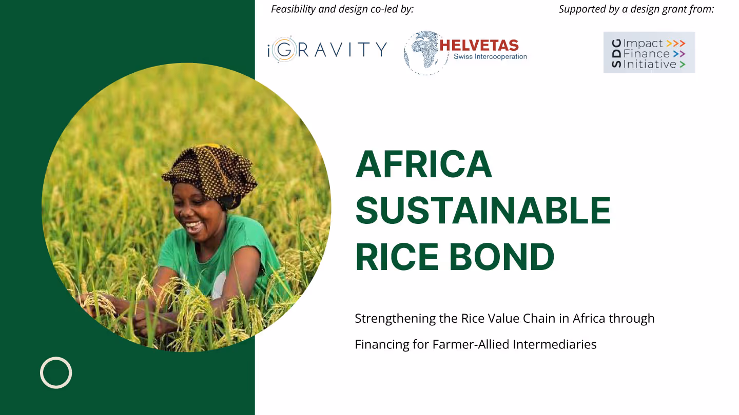 Africa Sustainable Rice Bond