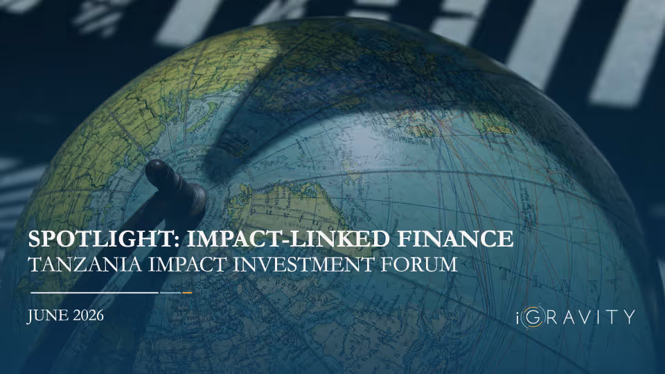 iGravity Impact-Linked Finance