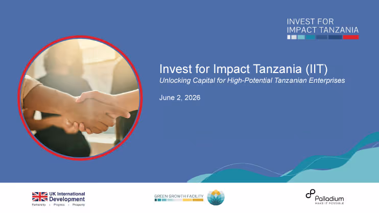 TIIF Unlocking Capital for High-Potential Tanzanian Enterprises