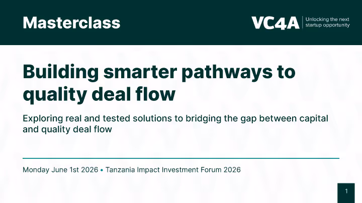 Building smarter pathways to quality deal flow