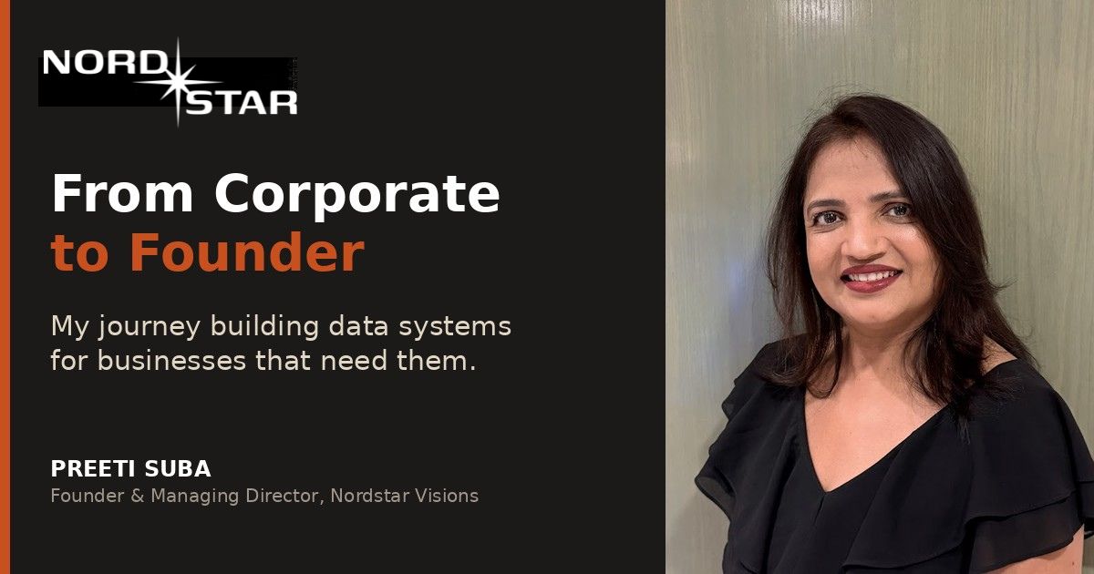 From Corporate to Founder: My Journey