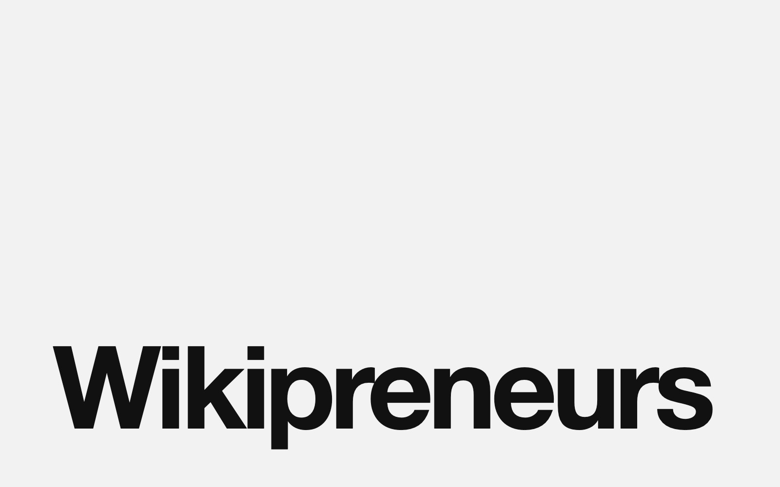 Wikipreneurs