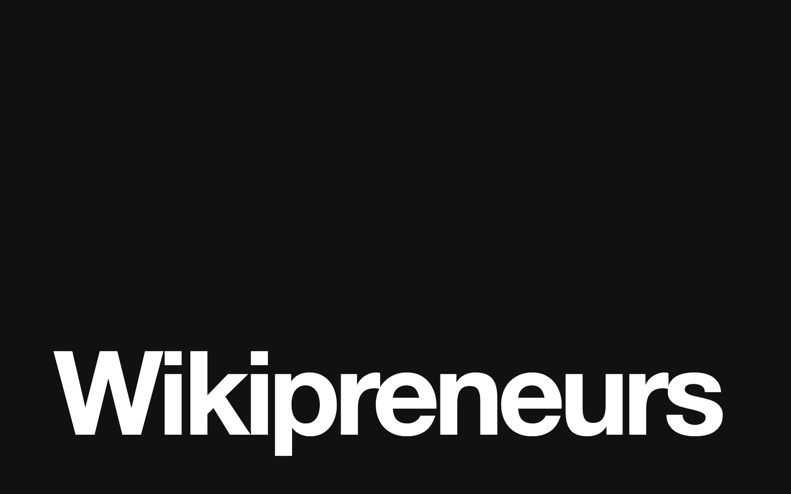 Wikipreneurs