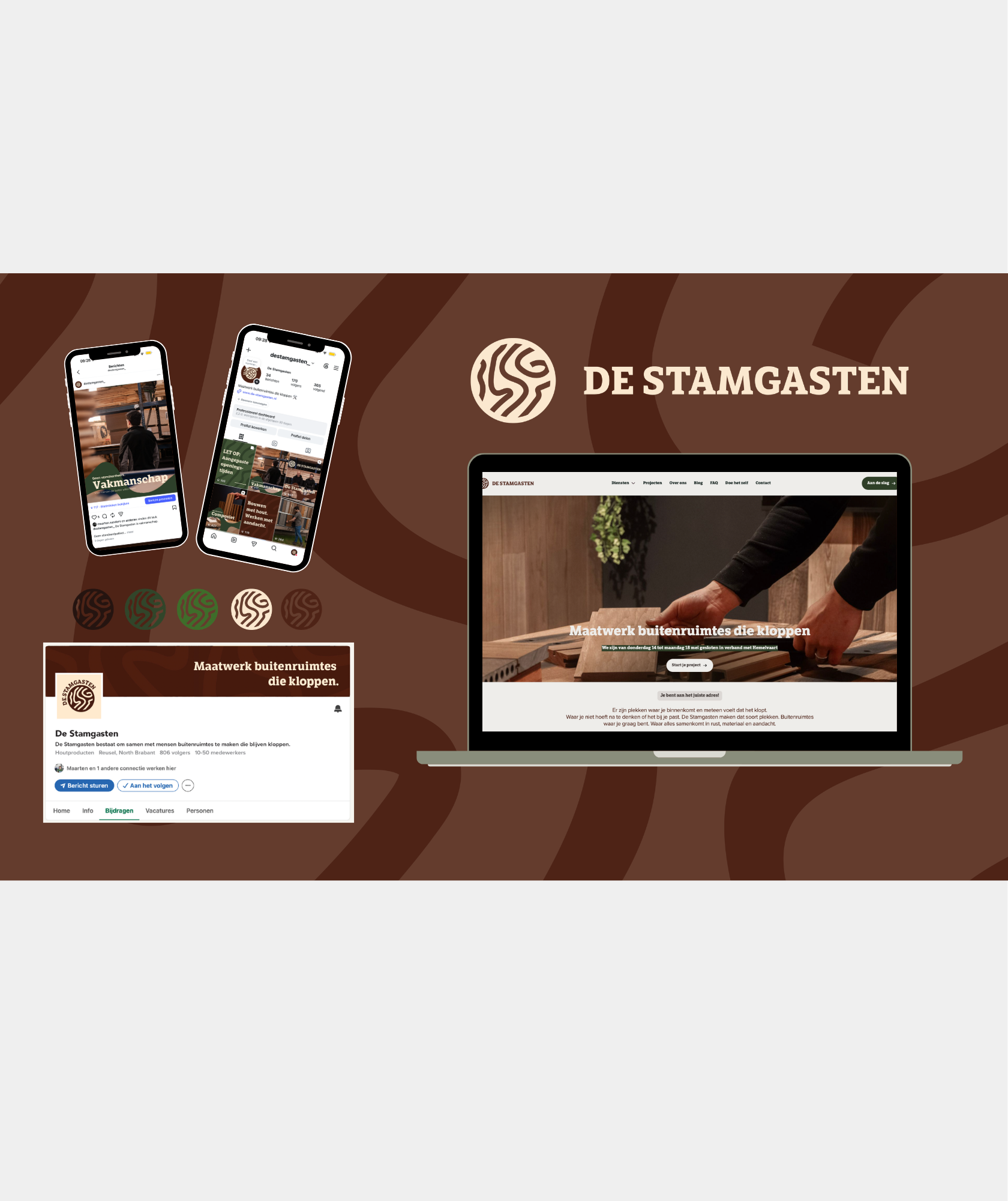 De Stamgasten: rebranding, website & video (detail)
