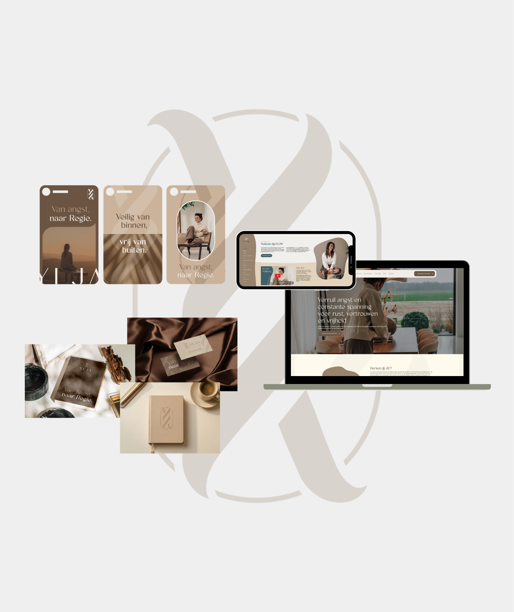 YLJA: merk, website & social media (detail)