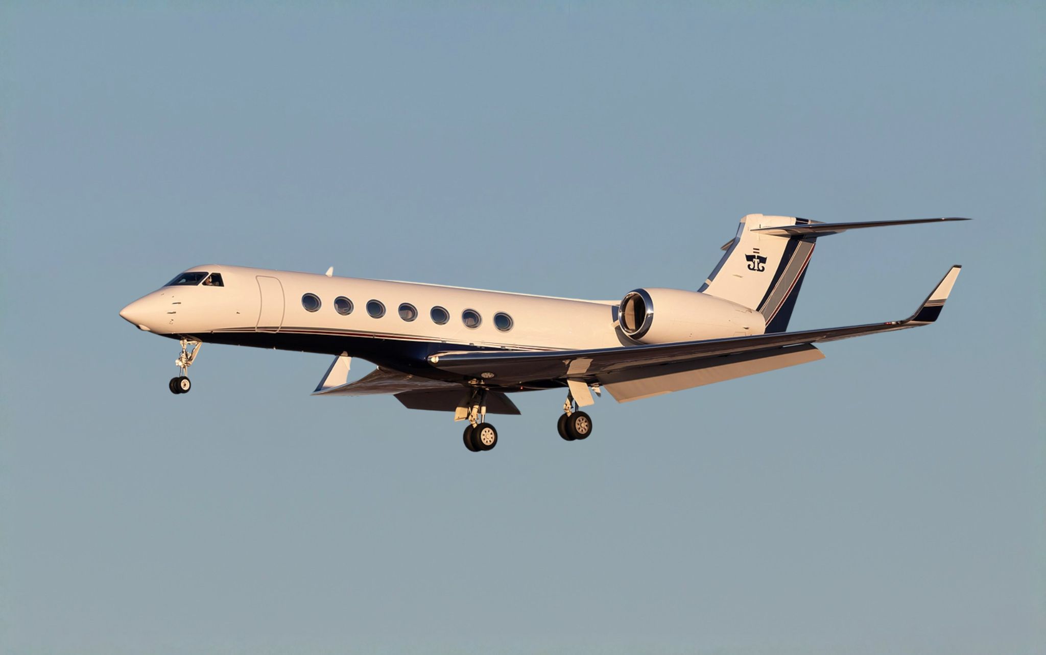 Gulfstream G550 In flight, Jetrock