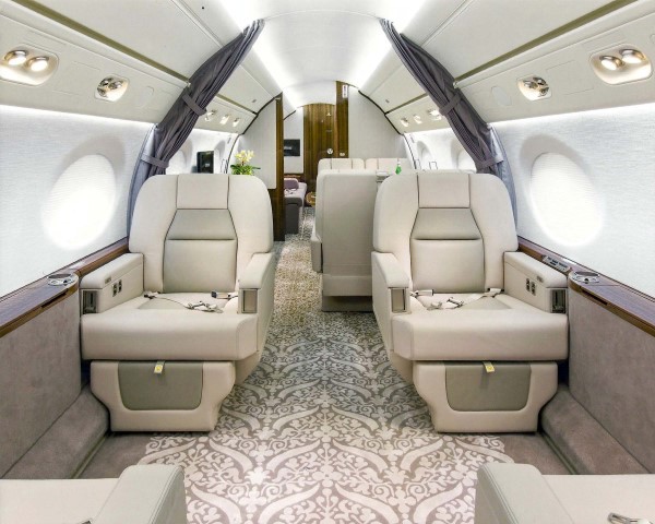 Gulfstream G550 Interior, Jetrock