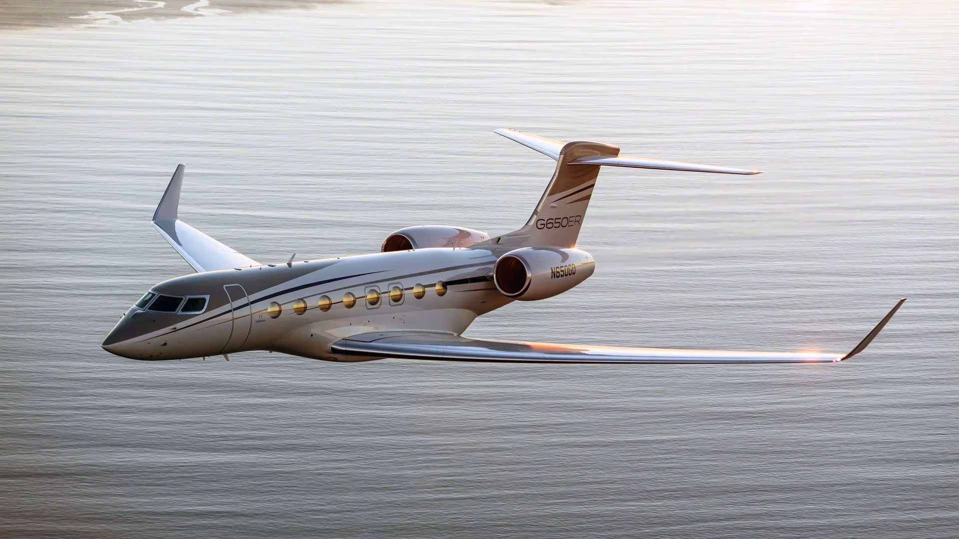 Gulfstream G650ER, In flight, Jetrock