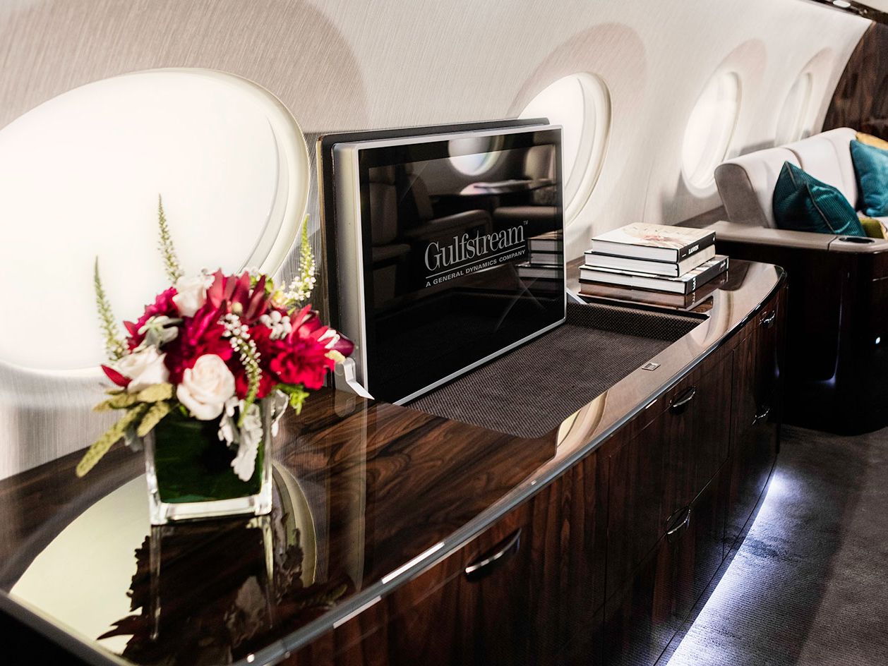 Gulfstream G650ER, Interior, Jetrock