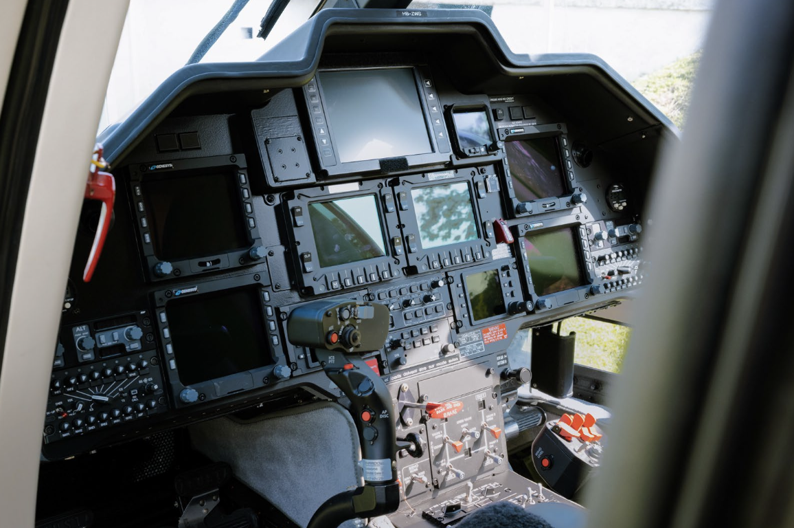 AW109 cockpit