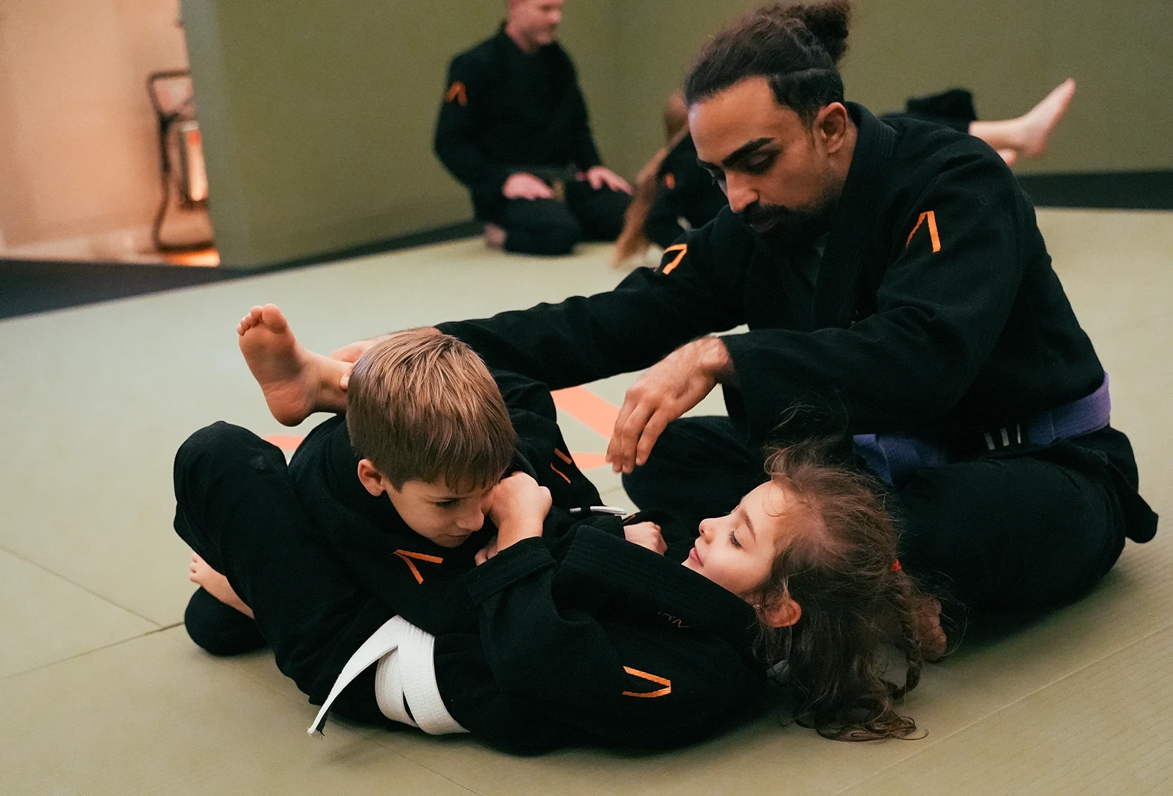 Doing deadlifts at the ARMA gym.