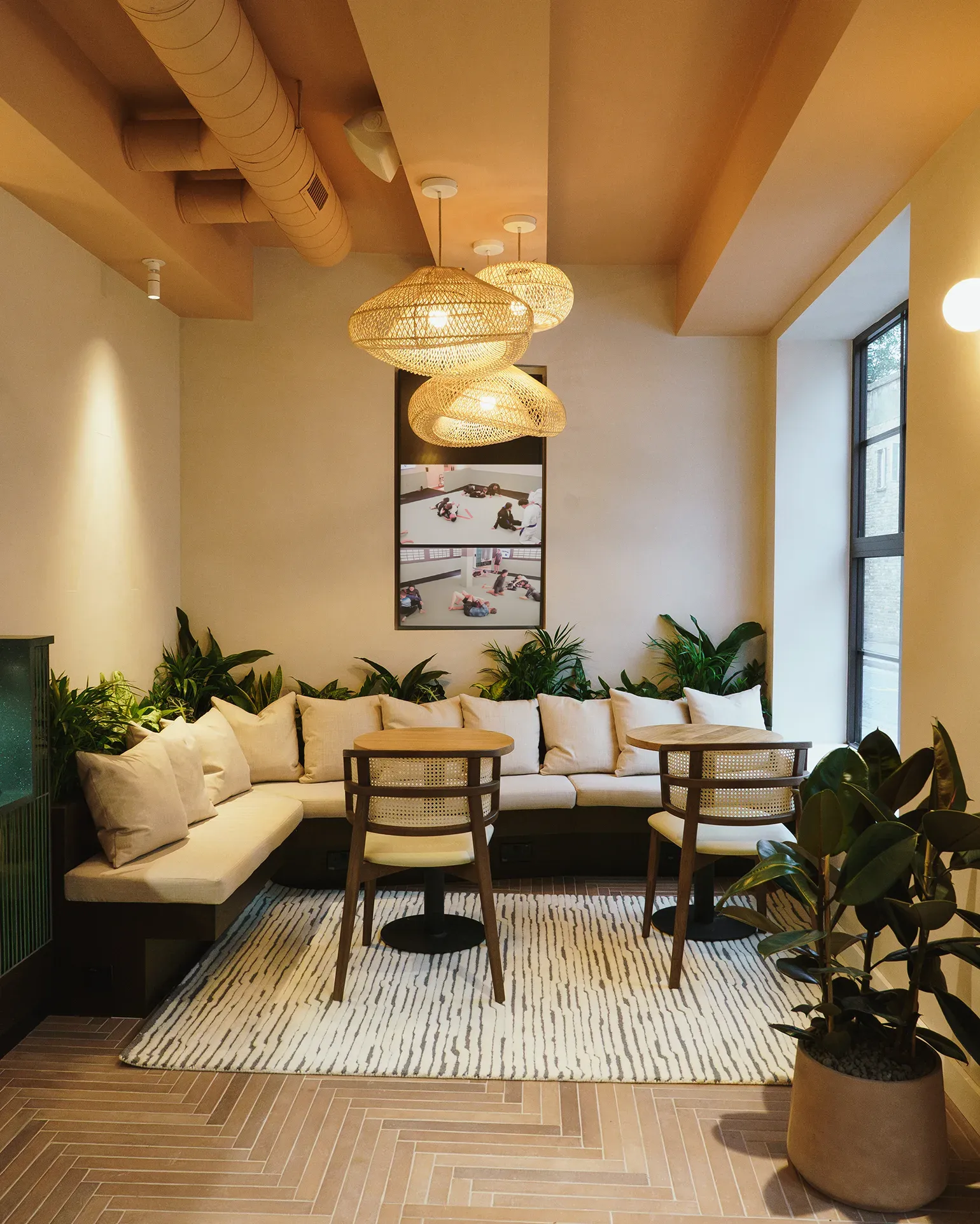 Doing deadlifts at the ARMA gym.