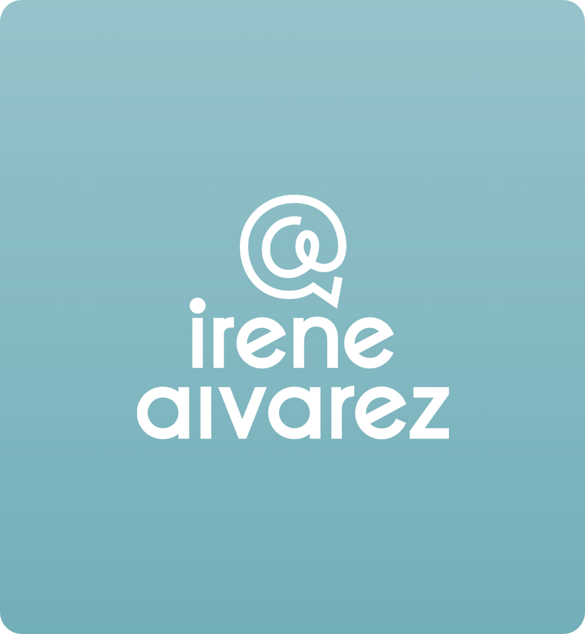 Irene Alvarez Consulting, a firm specializing in workshops, marketing and messaging for community organizations and nonprofits, logo designed by AP the Creative. 